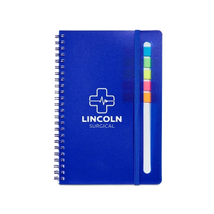 Semester Spiral Notebook With Sticky Flags