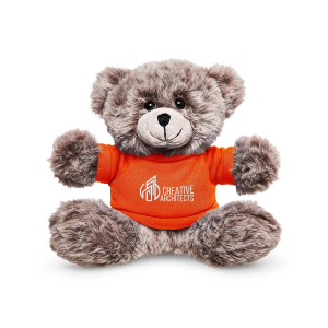 7" Soft Plush Bear With T-Shirt