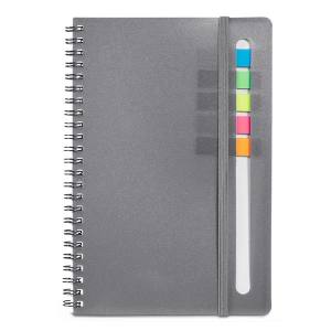 Semester Spiral Notebook With Sticky Flags