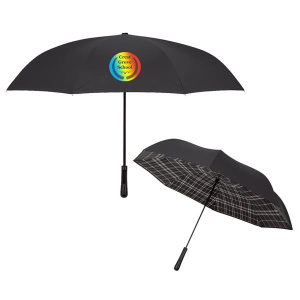 48" Arc Soho Tartan Inversion Umbrella